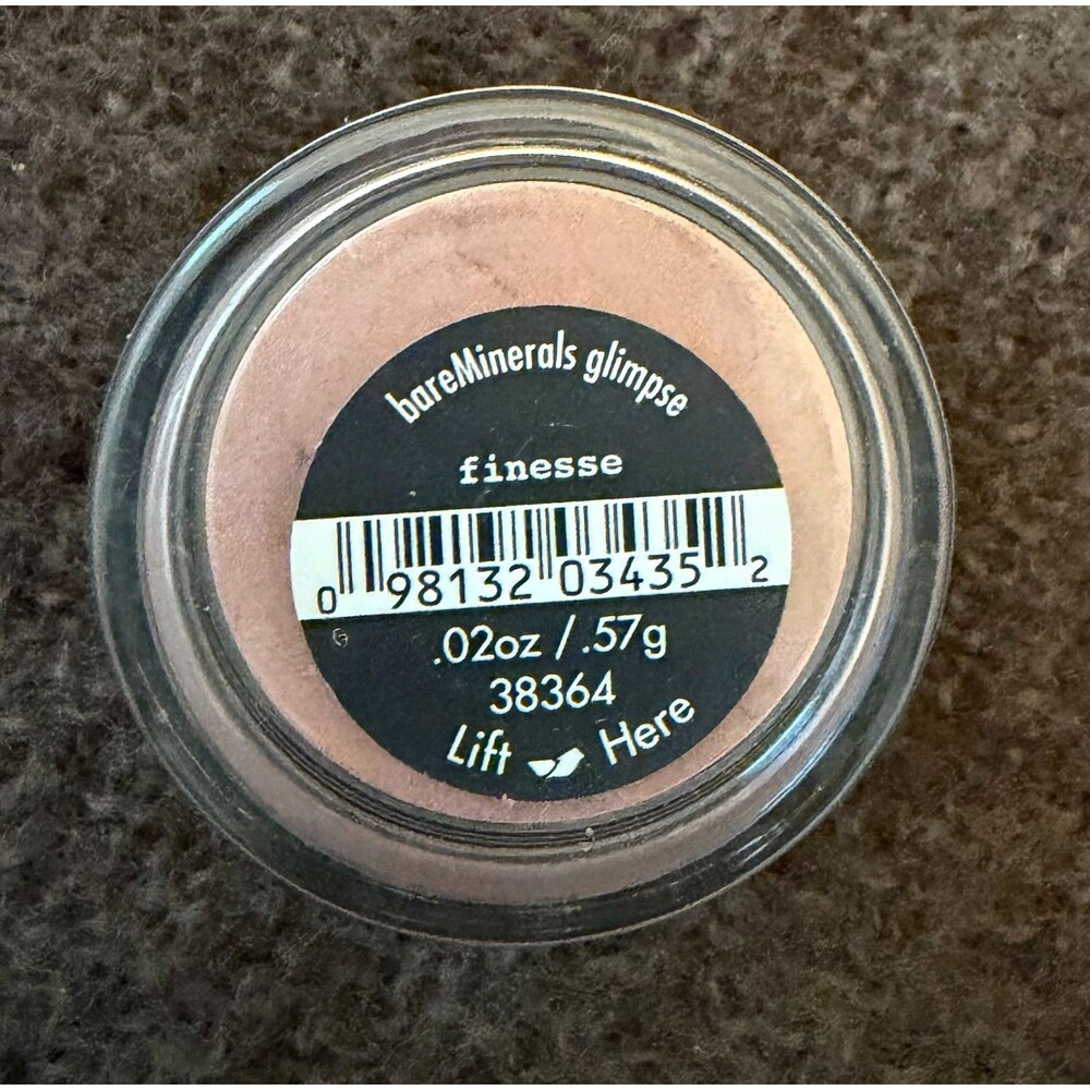 New Sealed BareMinerals FINESSE Glimpse Eyeshadow .02oz/.57g Discontinued